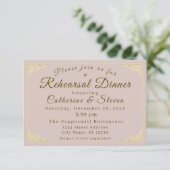 Carte Dîner de répétition de mariage catholique d'hiver (Debout devant)