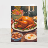 Carte Dîner de Thanksgiving (Devant)