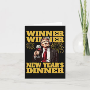 Carte Dîner du Nouvel An de Trump 2025