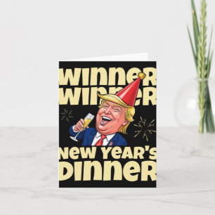 Carte Dîner du Nouvel An de Trump 2025 