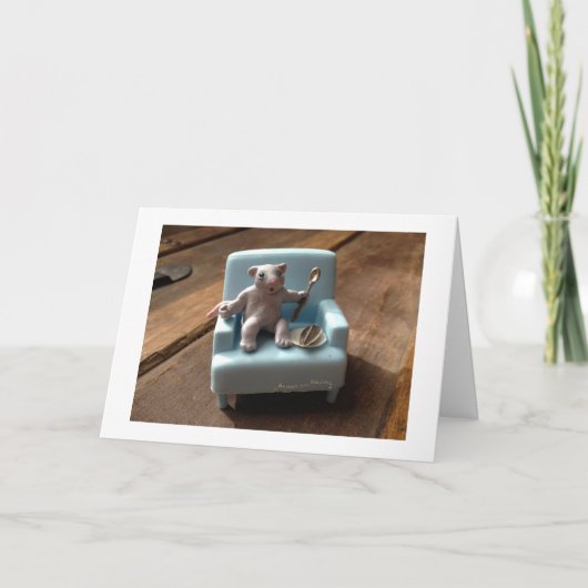 Carte Dîner pour une petite souris (Devant)