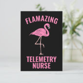 Carte d'infirmière de télémétrie flamboyante (Debout devant)