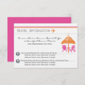 Carte d'information - Carte d'embarquement (Devant / Derrière)