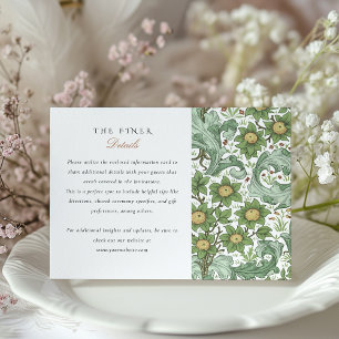 Carte d'information classique sur le Mariage botan