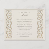 Carte d'information classique sur les Mariages flo (Devant)