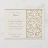 Carte d'information classique sur les Mariages flo (Devant)