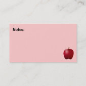 Carte d'information de contact de maman d'Apple (Dos)