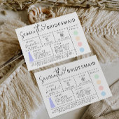 Carte d'information de femme de chambre, Guide de