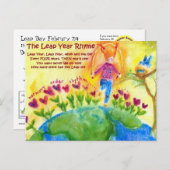 Carte d'information de jour de report (Devant / Derrière)