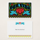 Carte d'information de la bannière du Mariage des  (Devant & derrière)