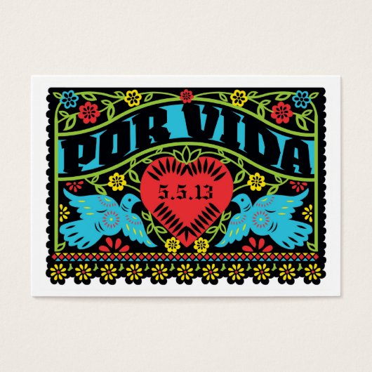 Carte d'information de la bannière du Mariage des  (Devant)