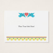 Carte d'information de la bannière du Mariage des  (Dos)