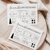 Carte d'information de la femme de chambre, fête d