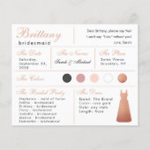 Carte d'information de la servante rose Gold (Devant)