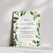 Carte d'information de l'invité Alabaster