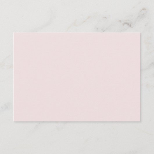 Carte d'information de l'invité de script blanc et (Dos)