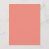 Carte d'information de l'invité Metro Stripe | Cor (Dos)