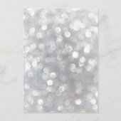 Carte d'information de l'invité moderne Grey Elega (Dos)