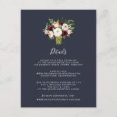 Carte d'information de l'invité Romance de minuit (Devant)