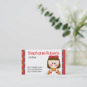 Carte d'information de maman (Debout devant)