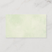 Carte d'information de mariage au format aquarelle (Dos)