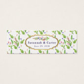 Carte d'Information de Mariage Fleurs d'Été (Devant)