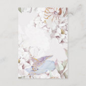 carte d'information de mariage seashage beach (Dos)