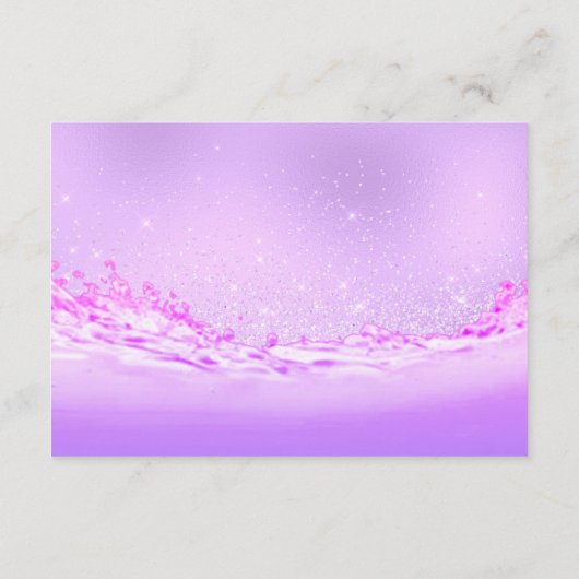 Carte d'information de mariage Tropic (Dos)