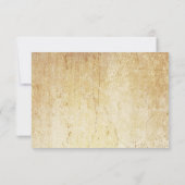 Carte d'information de réception de lumières rusti (Dos)