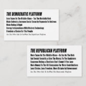 Carte d'information de vote (Devant / Derrière)