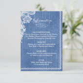 Carte d'information Denim and Lace (Debout devant)