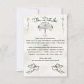 Carte d'information détaillée Cherub Cupid dessiné (Devant)