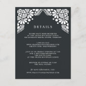 Carte d'information du client Beaux Arts | Charbon (Devant)