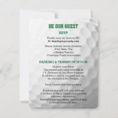 Carte d'information du client Golf Bar Mitzvah (Devant)