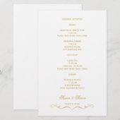 Carte d'information élégante du Mariage de script (Devant / Derrière)