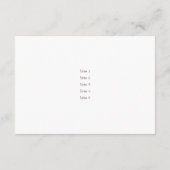 Carte d'information mariage Lilac Blooms (Dos)