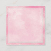 Carte d'information Mariage Pink Cotton Candy (Dos)