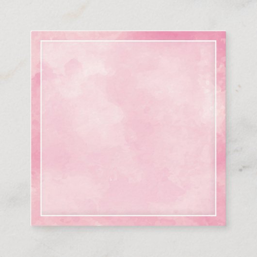 Carte d'information Mariage Pink Cotton Candy (Dos)
