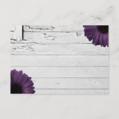 Carte d'information Mariage Purple Plum Gerber Dai (Dos)