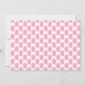 Carte d'information Pink Tribal Flèches (Dos)