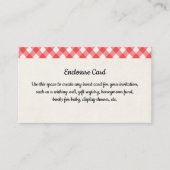 Carte d'information pour BBQ (Devant)