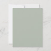 Carte d'information pour invité de mariage floral  (Dos)