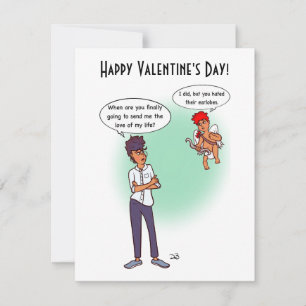 Carte d'information pour la Saint-Valentin Earlobe