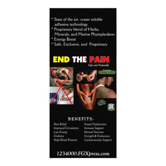 Carte d'information Power Strip (Dos)