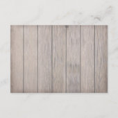 Carte d'information Rustic Lights (Dos)