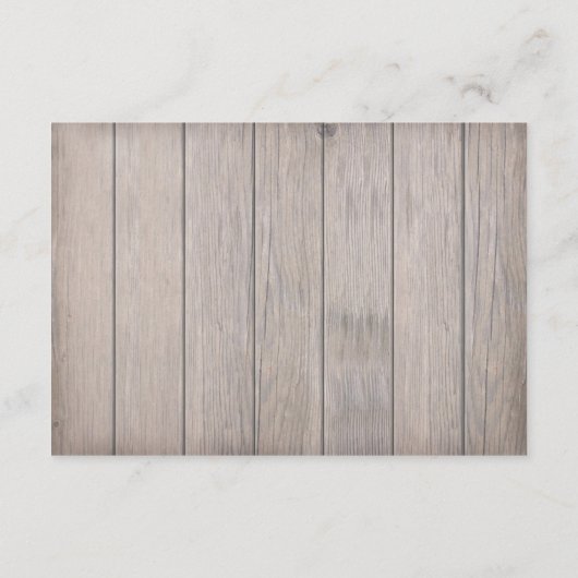 Carte d'information Rustic Lights (Dos)