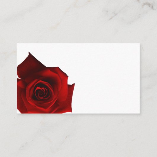 Carte d'information Rustique Campagne Roses Élégan (Dos)