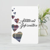 Carte d'information supplémentaire Tartan (Debout devant)