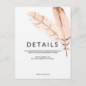 Carte d'information sur l'aquarelle (Devant)