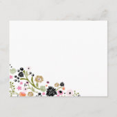 Carte d'information sur les directions florales Pr (Dos)